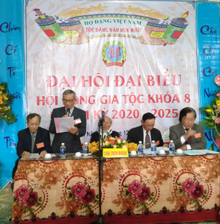 Đại hội Hội đồng gia tộc Tộc Đặng Văn Non Nước 2020-2025
