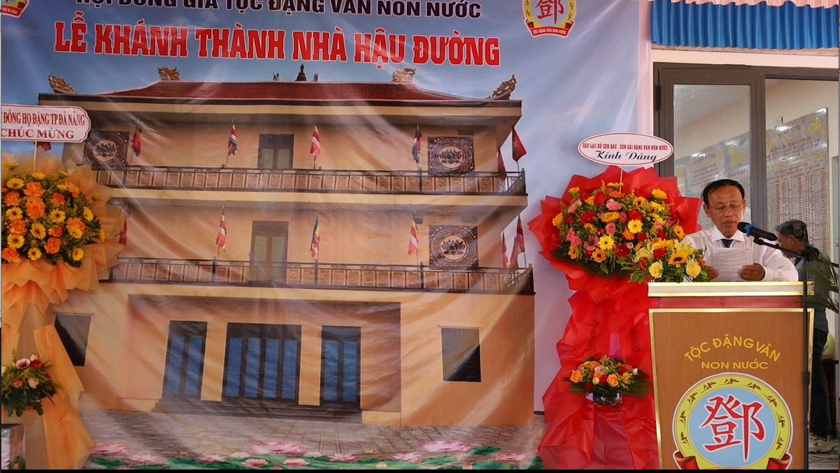 Lễ khánh thành nhà Hậu đường Tộc Đặng Non Nước – ảnh 11/22